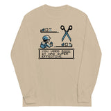 Rock Paper Scissors Battle Unisex Long Sleeve Tee