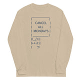 Cancel All Mondays Bunny Unisex Long Sleeve Tee