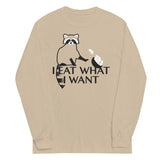 I Eat What I Want Unisex Long Sleeve Tee