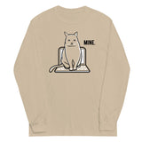 Mine Computer Cat Unisex Long Sleeve Tee