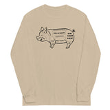 Tasty Pig Cuts Unisex Long Sleeve Tee