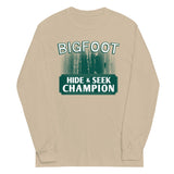 Bigfoot Hide And Seek Champion Unisex Long Sleeve Tee