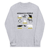 Animals Of The World Unisex Long Sleeve Tee