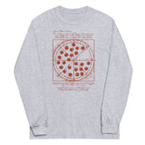 Vitruvian Pizza Unisex Long Sleeve Tee