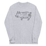 Tasty Pig Cuts Unisex Long Sleeve Tee
