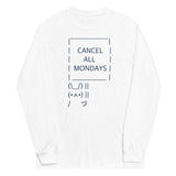 Cancel All Mondays Bunny Unisex Long Sleeve Tee