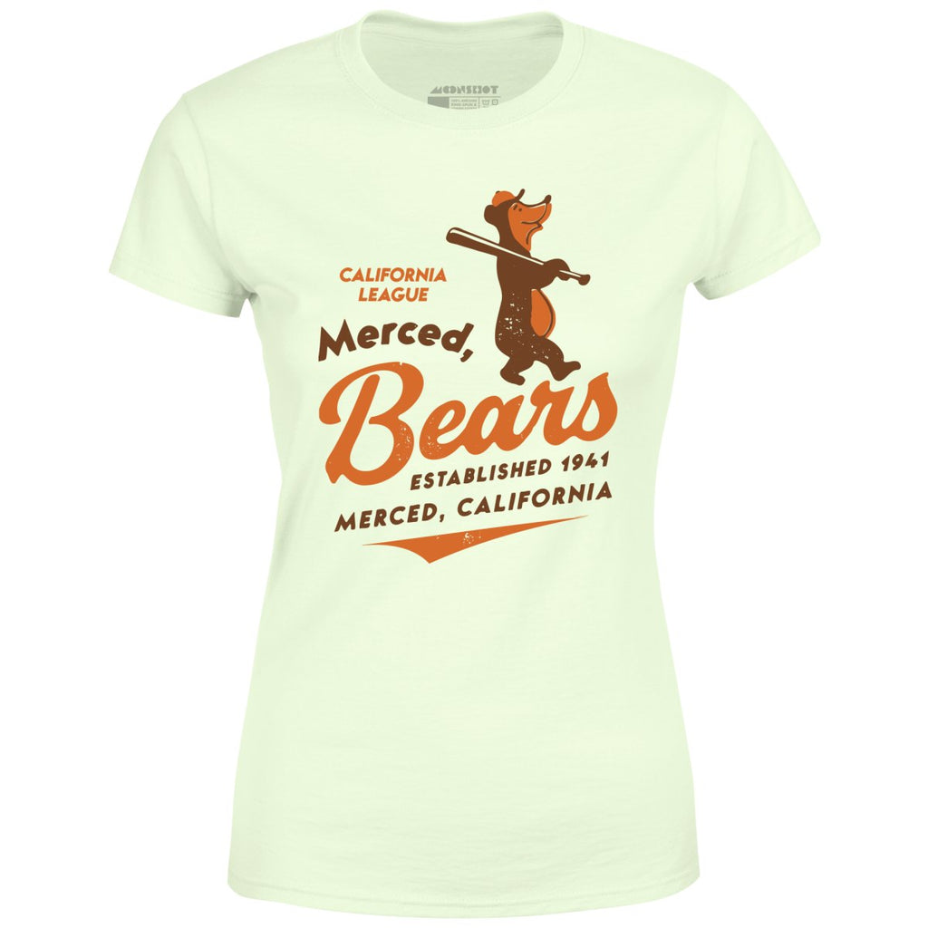 Merced Bears - California - Vintage Defunct Baseball Teams - Women's T-Shirt