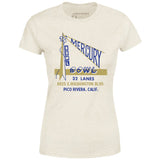 Mercury Bowl - Pico Rivera, CA - Vintage Bowling Alley - Women's T-Shirt