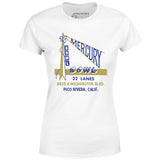 Mercury Bowl - Pico Rivera, CA - Vintage Bowling Alley - Women's T-Shirt