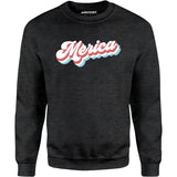 Merica Retro Stylish - Unisex Sweatshirt