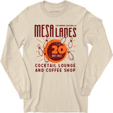 Mesa Lanes - Costa Mesa, CA - Vintage Bowling Alley - Long Sleeve T-Shirt