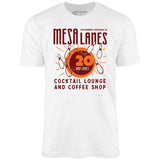 Mesa Lanes - Costa Mesa, CA - Vintage Bowling Alley - Unisex T-Shirt