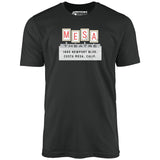 Mesa Theatre - Costa Mesa, CA - Vintage Movie Theatre - Unisex T-Shirt