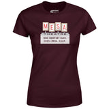 Mesa Theatre - Costa Mesa, CA - Vintage Movie Theatre - Women's T-Shirt
