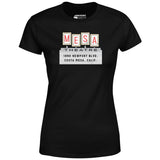 Mesa Theatre - Costa Mesa, CA - Vintage Movie Theatre - Women's T-Shirt