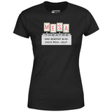 Mesa Theatre - Costa Mesa, CA - Vintage Movie Theatre - Women's T-Shirt