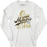 Miami Miners - Arizona - Vintage Defunct Baseball Teams - Long Sleeve T-Shirt