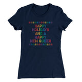Happy Holidays And Happy New Queer Women's T-Shirt