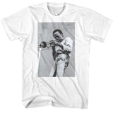 Miles Davis - Trumpet Into Mic Boyfriend Tee