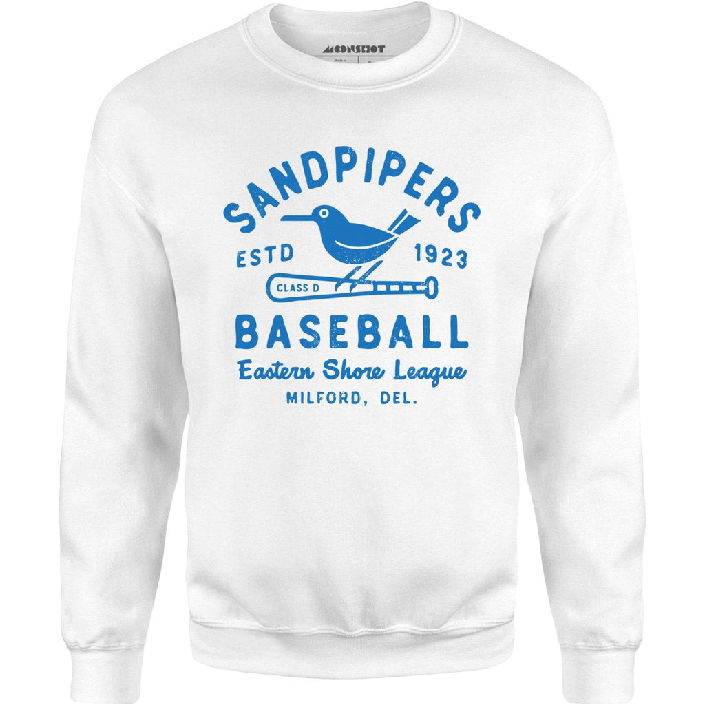 Milford Sandpipers - Delaware - Vintage Defunct Baseball Teams - Unisex Sweatshirt