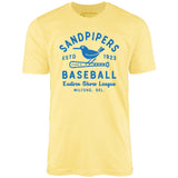 Milford Sandpipers - Delaware - Vintage Defunct Baseball Teams - Unisex T-Shirt