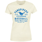 Milford Sandpipers - Delaware - Vintage Defunct Baseball Teams - Women's T-Shirt