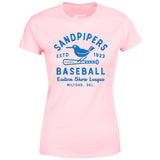Milford Sandpipers - Delaware - Vintage Defunct Baseball Teams - Women's T-Shirt