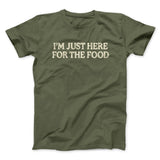 Iâ€™m Just Here For The Food Funny Thanksgiving Men/Unisex T-Shirt