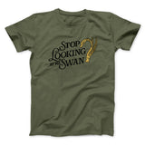 Stop Looking At Me Swan Men/Unisex T-Shirt