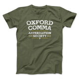 Oxford Comma Appreciation Society Funny Men/Unisex T-Shirt