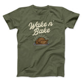 Wake 'N Bake Funny Thanksgiving Men/Unisex T-Shirt