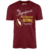 Millbrae Bowl - Millbrae, CA - Vintage Bowling Alley - Unisex T-Shirt