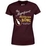 Millbrae Bowl - Millbrae, CA - Vintage Bowling Alley - Women's T-Shirt