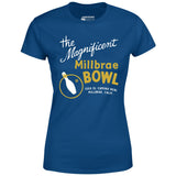 Millbrae Bowl - Millbrae, CA - Vintage Bowling Alley - Women's T-Shirt