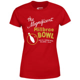 Millbrae Bowl - Millbrae, CA - Vintage Bowling Alley - Women's T-Shirt