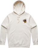 GUILTY GEAR - 'Mini Faust' Small Logo Embroidered Pullover Hoodie - Natural