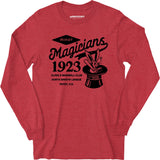 Minot Magicians - North Dakota - Vintage Defunct Baseball Teams - Long Sleeve T-Shirt