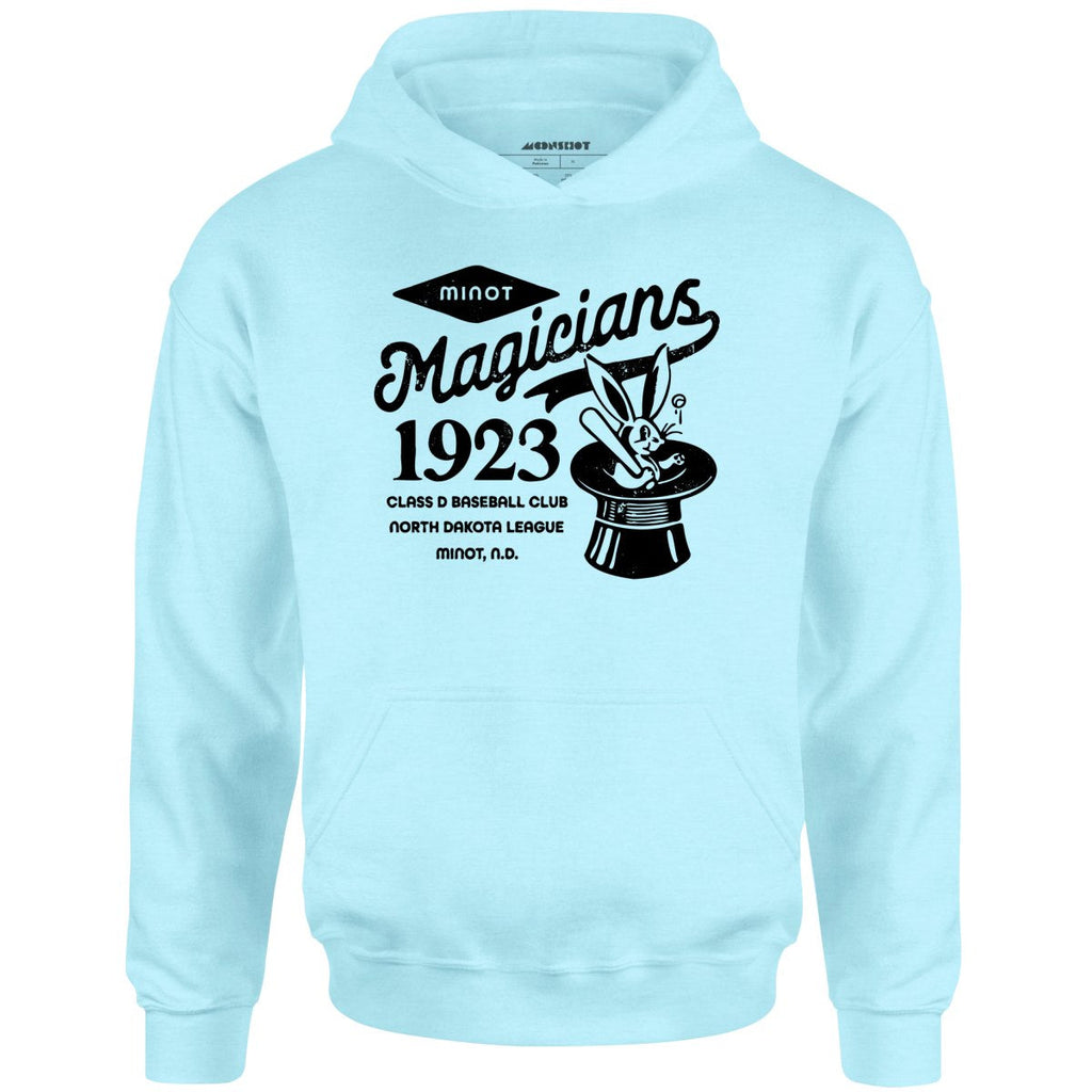 Minot Magicians - North Dakota - Vintage Defunct Baseball Teams - Unisex Hoodie