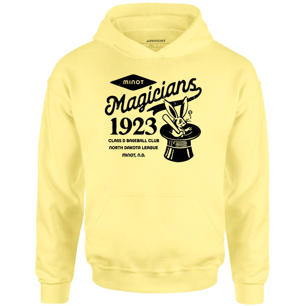 Minot Magicians - North Dakota - Vintage Defunct Baseball Teams - Unisex Hoodie