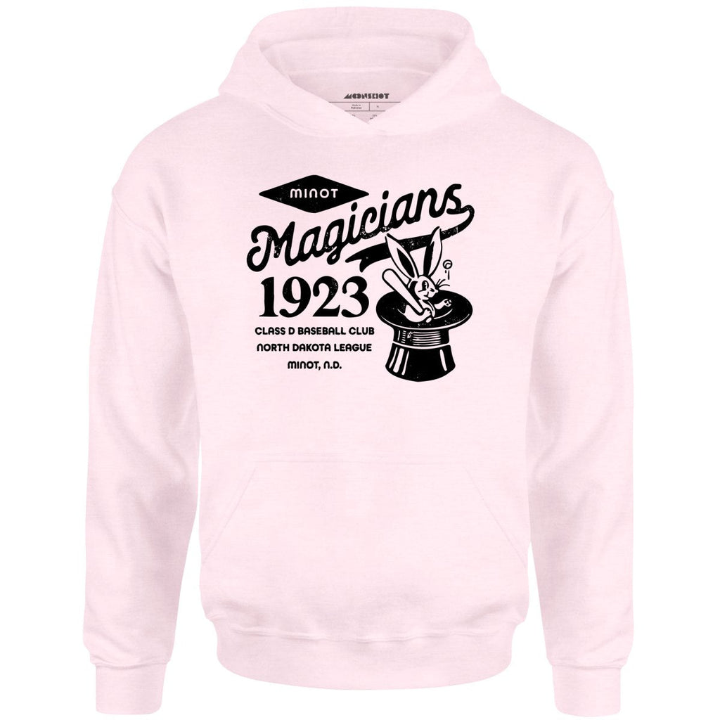Minot Magicians - North Dakota - Vintage Defunct Baseball Teams - Unisex Hoodie