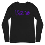 Misfits - Purple Drip Logo Long Sleeve T-Shirt