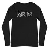 Misfits - White Drip Logo Long Sleeve T-Shirt
