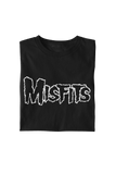 Misfits - White Drip Logo T-Shirt