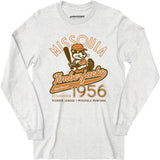 Missoula Timberjacks - Montana - Vintage Defunct Baseball Teams - Long Sleeve T-Shirt