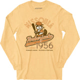 Missoula Timberjacks - Montana - Vintage Defunct Baseball Teams - Long Sleeve T-Shirt