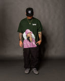 Missy Oversized Moss Tee