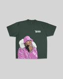 Missy Oversized Moss Tee