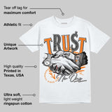 Dunk Low Magma Orange DopeSkill T-Shirt Trust No One Graphic