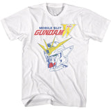 Mobile Suit Gundam - Gundam MS W Logo Boyfriend Tee