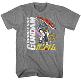 Mobile Suit Gundam - Gundam MS White Text T-Shirt